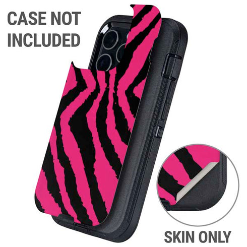 Retro Zebra Otterbox Defender iPhone Skin