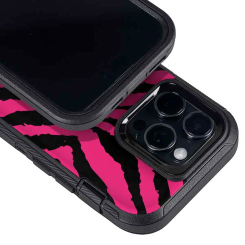 Retro Zebra Otterbox Defender iPhone Skin