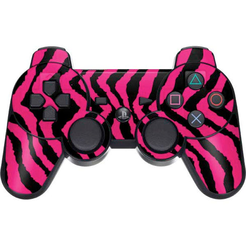 Retro Zebra PS3 Dual Shock wireless controller Skin