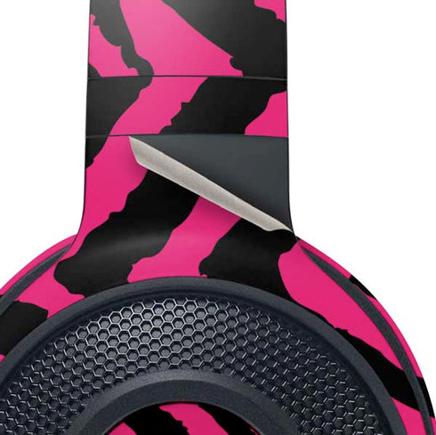 Retro Zebra Razer Kraken X Skin