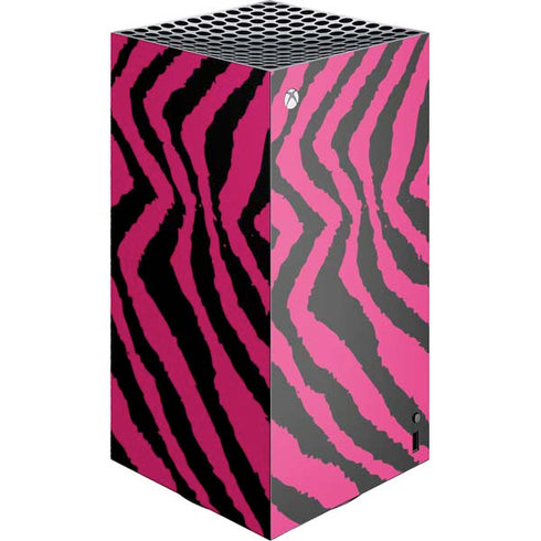Retro Zebra XBox Series X Digital Edition Console Skin