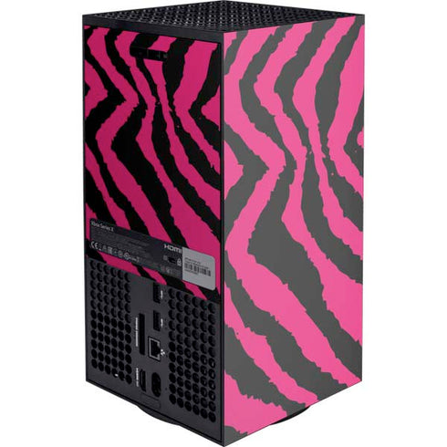 Retro Zebra XBox Series X Digital Edition Console Skin