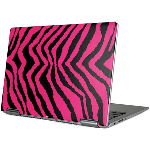 Retro Zebra Yoga 710 14in Skin