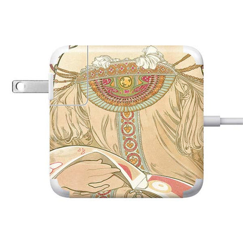Alphonse Mucha Reverie 1897 85W Power Adapter (15 and 17 inch MacBook Pro Charger) Skin