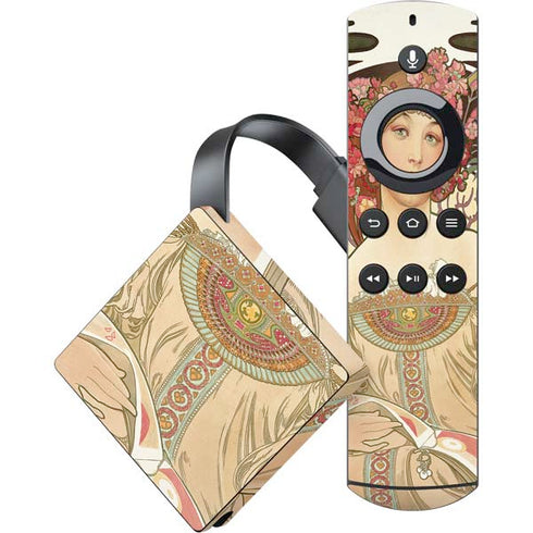 Alphonse Mucha Reverie 1897 Amazon Fire TV Skin