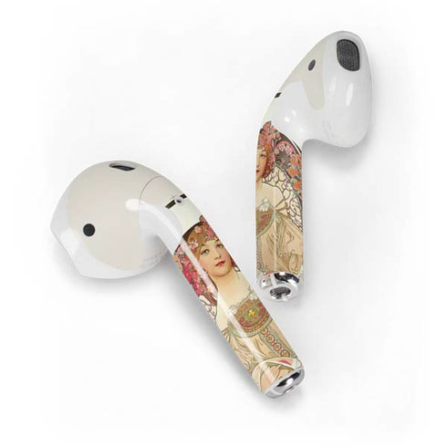 Alphonse Mucha Reverie 1897 Apple AirPods Skin