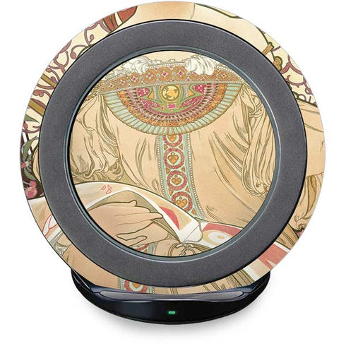 Alphonse Mucha Reverie 1897 Fast Charge Wireless Charging Stand Skin
