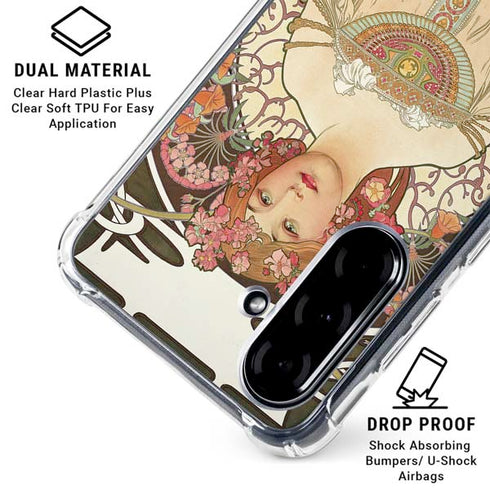Alphonse Mucha Reverie 1897 Galaxy A36 5G Clear Case