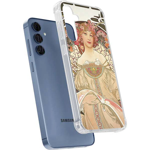 Alphonse Mucha Reverie 1897 Galaxy A55 5G Clear Case
