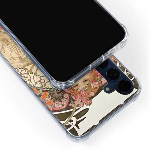 Alphonse Mucha Reverie 1897 Galaxy A55 5G Clear Case