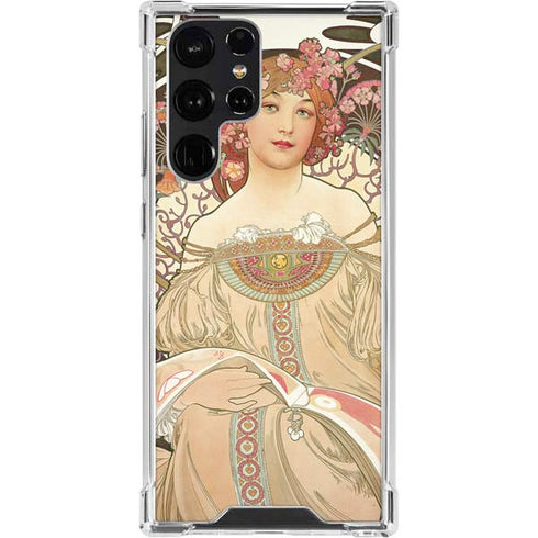 Alphonse Mucha Reverie 1897 Galaxy S23 Ultra Clear Case