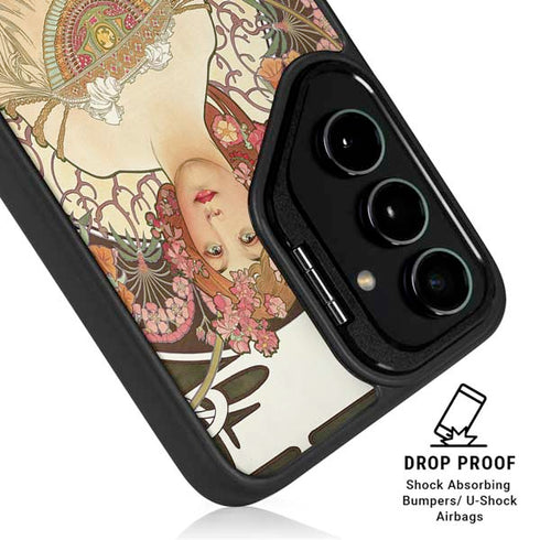Alphonse Mucha Reverie 1897 Galaxy S25 Kickstand Case