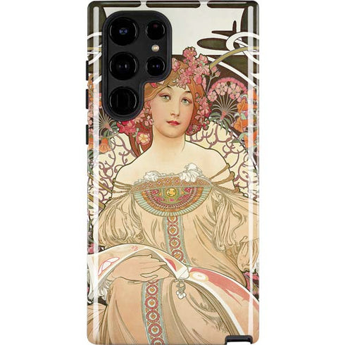 Alphonse Mucha Reverie 1897 Galaxy Cases