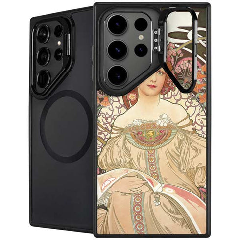 Alphonse Mucha Reverie 1897 Galaxy Cases