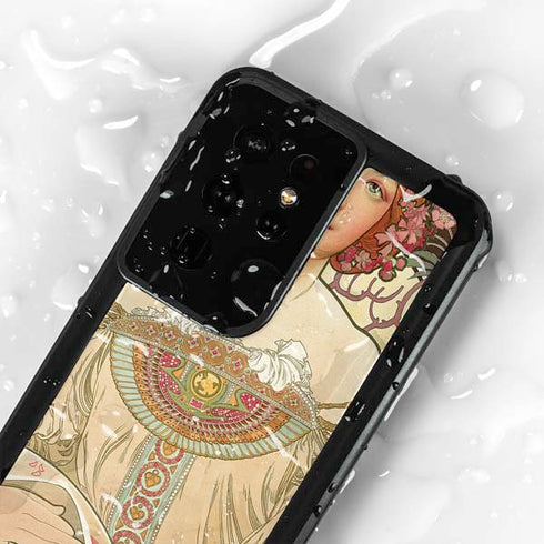 Alphonse Mucha Reverie 1897 Galaxy S24 Ultra Waterproof Case