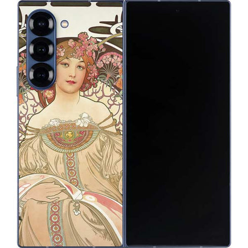Alphonse Mucha Reverie 1897 Galaxy Z Fold6 Skin