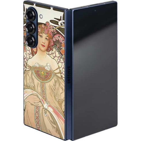 Alphonse Mucha Reverie 1897 Galaxy Z Fold6 Skin