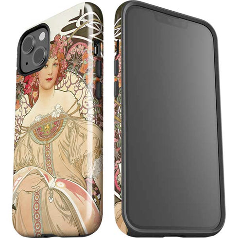 Alphonse Mucha Reverie 1897 iPhone 15 Impact Case