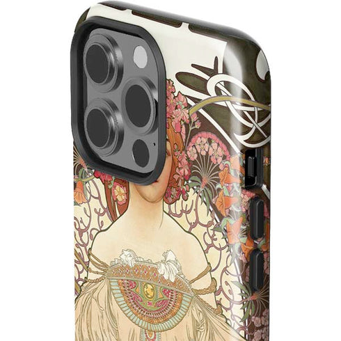 Alphonse Mucha Reverie 1897 iPhone 15 Pro Impact Case
