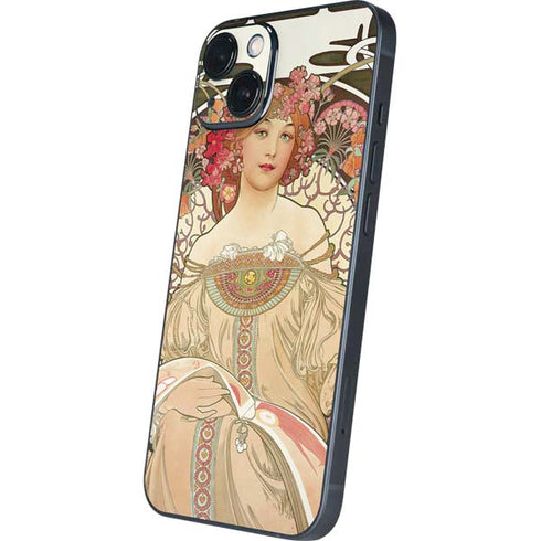 Alphonse Mucha Reverie 1897 iPhone 15 Skin