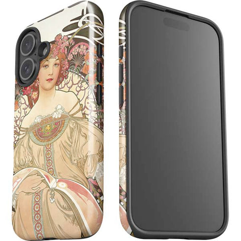 Alphonse Mucha Reverie 1897 iPhone 16 Plus Impact Case