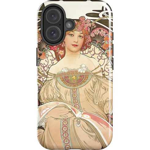 Alphonse Mucha Reverie 1897 iPhone 16 Plus Magsafe Impact Case