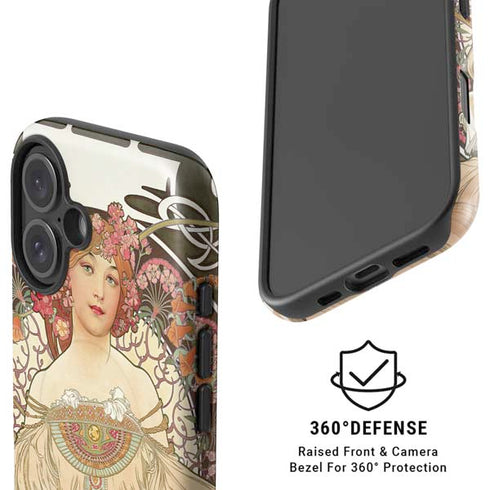 Alphonse Mucha Reverie 1897 iPhone 16 Plus Magsafe Impact Case