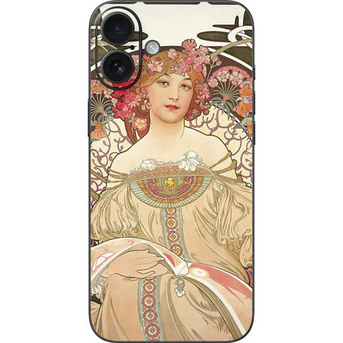 Alphonse Mucha Reverie 1897 iPhone 16 Plus Skin