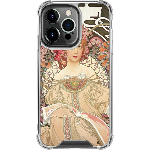 Alphonse Mucha Reverie 1897 iPhone 16 Pro Clear Case