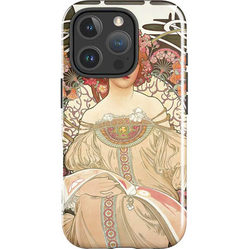 Alphonse Mucha Reverie 1897 iPhone 16 Pro Impact Case
