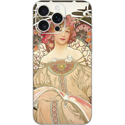 Alphonse Mucha Reverie 1897 iPhone 16 Pro Max Skin