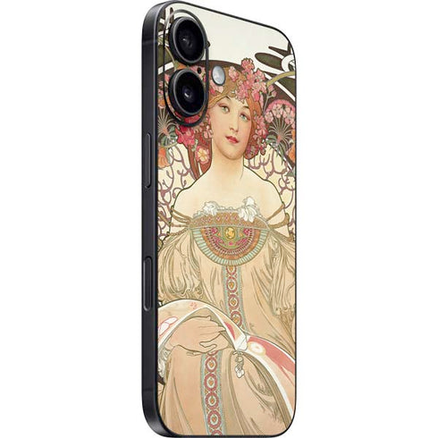 Alphonse Mucha Reverie 1897 iPhone 16 Skin