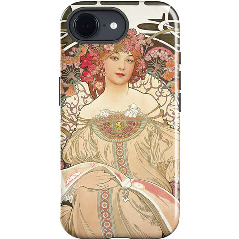 Alphonse Mucha Reverie 1897 iPhone 16e Impact Case