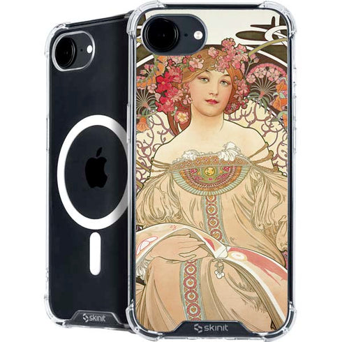 Alphonse Mucha Reverie 1897 iPhone 16e MagSafe Case