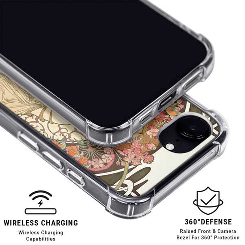 Alphonse Mucha Reverie 1897 iPhone 16e MagSafe Case