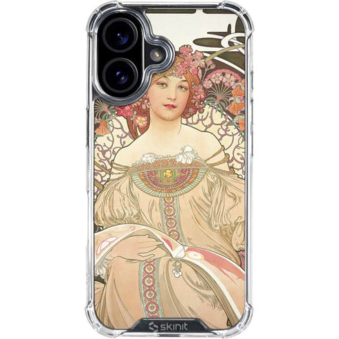 Alphonse Mucha Reverie 1897 iPhone 17 Clear Case
