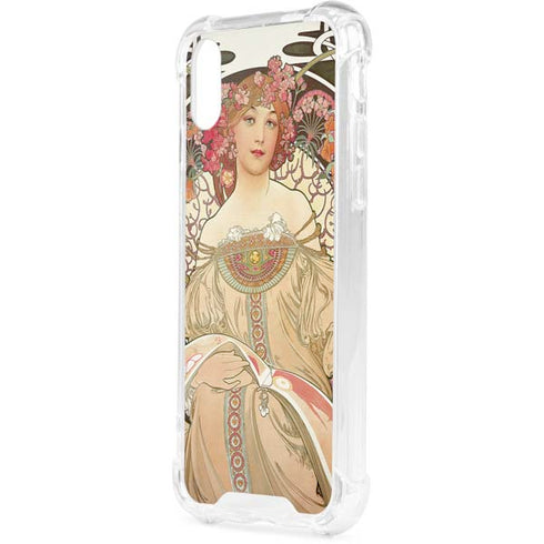 Alphonse Mucha Reverie 1897 iPhone XS Clear Case