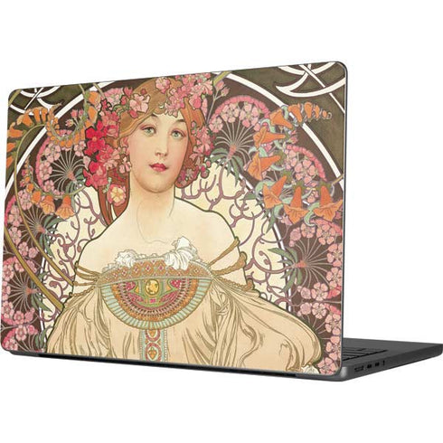 Alphonse Mucha Reverie 1897 Apple MacBook Pro 14-inch Skin
