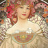 Alphonse Mucha Reverie 1897 MacBook Skins