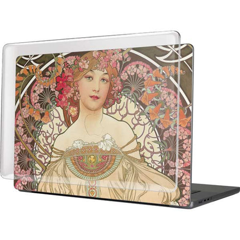 Alphonse Mucha Reverie 1897 MacBook Cases