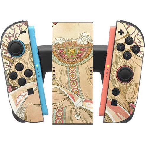 Alphonse Mucha Reverie 1897 Nintendo Switch 2 (2025) Joy-Con Controller Skin