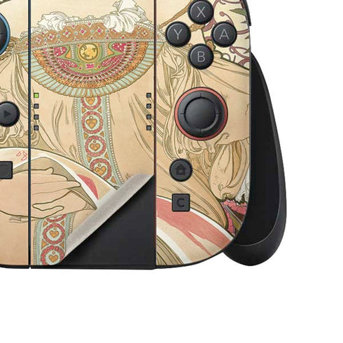 Alphonse Mucha Reverie 1897 Nintendo Switch 2 (2025) Joy-Con Controller Skin