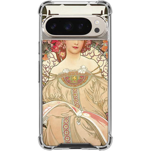 Alphonse Mucha Reverie 1897 Pixel 9/9 Pro Clear Case