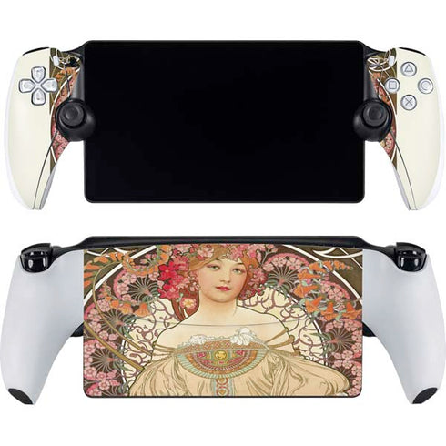 Alphonse Mucha Reverie 1897 PlayStation Portal Remote Player Skin