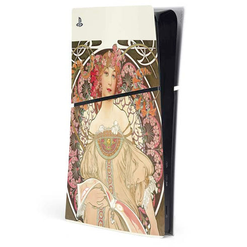 Alphonse Mucha Reverie 1897 PS5 Slim Digital Edition Console Skin