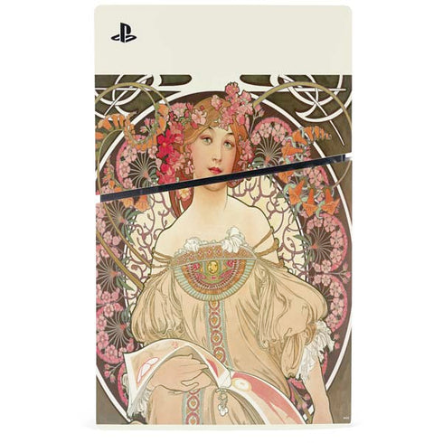 Alphonse Mucha Reverie 1897 PS5 Slim Digital Edition Console Skin