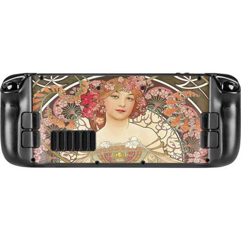 Alphonse Mucha Reverie 1897 Steam Deck Handheld Gaming Computer Skin