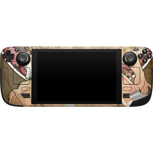 Alphonse Mucha Reverie 1897 Steam Deck Handheld Gaming Computer Skin
