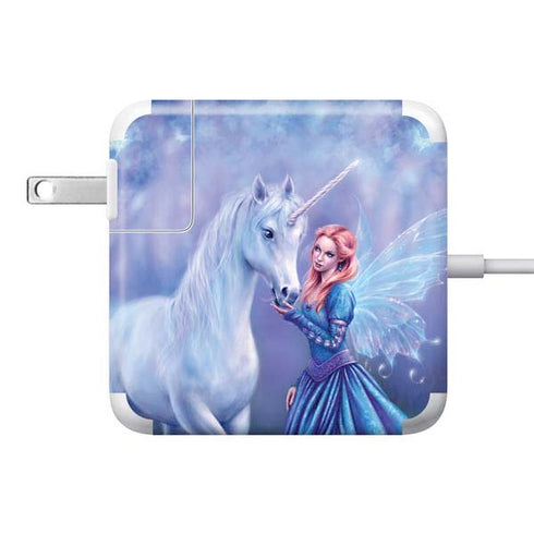 Rhiannon Fairy and Unicorn by Rachel Anderson 85W Power Adapter (15 and 17 inch MacBook Pro Charger) Skin