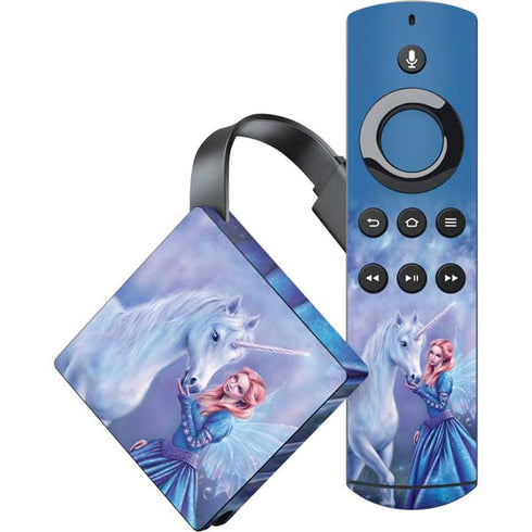 Rhiannon Fairy and Unicorn by Rachel Anderson Amazon Fire TV Skin